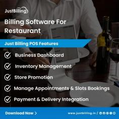 Billing Software for Restaurants is essential for managing orders and payments efficiently, ensuring a smooth dining experience for customers. This software streamlines the entire billing process, from order entry to generating accurate invoices, helping to reduce errors and save time for your staff. With features like table management, split bills, and integrated payment options, restaurant billing software is a game-changer for any food establishment.
