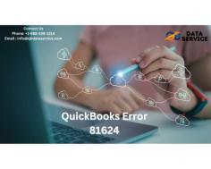 QuickBooks Error 81624 disrupts your workflow due to file or system issues. Learn effective solutions to troubleshoot and prevent this error from recurring.