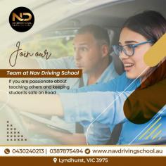 Looking for reliable driving schools? Nav Driving School offers top-quality lessons tailored to your needs. Book today with 'Nav driving schools near me' for expert instruction and gain the confidence to drive safely.


Click here:- https://www.navdrivingschool.au/