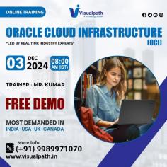 Oracle Cloud Infrastructure Free Demo Oracle Cloud Infrastructure: Powering the Next Generation of Business! Attend an Online Free Demo on the Oracle Cloud Infrastructure Course by Mr. Kumar Demo on:Date: 03/12/2024 @8:00 AM IST Contact us: +919989971070 WhatsApp: https://www.whatsapp.com/catalog/919989971070/ Visit blog: https://visualpathblogs.com/ Visit us https://www.visualpath.in/oracle-cloud-infrastructure-online-training.html 