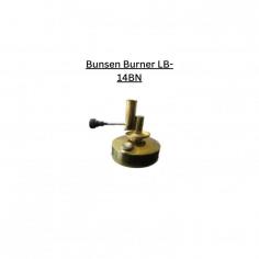 Labotronics Bunsen Burner is a device with rotatable air regulator and gas inlet tube. It works by combining a flammable gas with controlled amounts of air before ignition.