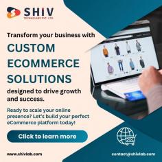 Discover cutting-edge e-commerce development services tailored to meet the unique needs of your online business. Shiv Technolabs specializes in creating custom, scalable, and feature-rich e-commerce solutions designed to enhance user experiences, drive sales, and streamline operations. From platform selection to deployment, we ensure end-to-end support for your e-commerce journey.