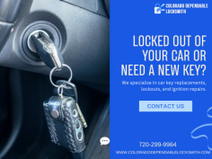 Reliable Lockout Service in Denver

Locked out in Denver? Colorado Dependable Locksmith provides swift lockout services for your car, home, or office. Whether you’ve lost your keys or need a new set after a theft, our team is ready to help. Available 24/7, even during holidays, we’re your reliable choice for lockout service in Denver. Call now for fast and professional assistance when you need it most!      https://www.coloradodependablelocksmith.com/services/emergency-locksmith-in-denver-co/