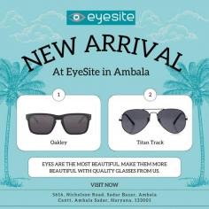 Discover our latest collection of stylish eyeglasses and designer frames at EyeSite, your go-to optical shop in Ambala! Perfect for elevating your look this season, our new arrivals cater to all tastes, from classic elegance to trendy styles. Visit us today to explore the fresh selection of eyeglasses and find the perfect pair that suits your personality. Don’t miss out on these must-have additions to your eyewear wardrobe!

https://maps.app.goo.gl/adMVmpm1xkkiVv8a8