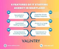 VALiNTRY is a leading IT staffing agency in Maryland, specializing in providing top-tier IT talent for businesses across various industries. Whether you're looking for temporary, permanent, or contract staffing solutions, VALiNTRY offers tailored services to meet your unique needs. With a rigorous screening process and access to a vast talent pool, they connect businesses with highly skilled professionals in areas such as software development, cybersecurity, data analysis, and network management. Known for their commitment to client success, VALiNTRY ensures that every placement is a perfect match, delivering exceptional results for companies of all sizes.
For more info visit us https://valintry.com/best-it-staffing-firm-in-maryland/