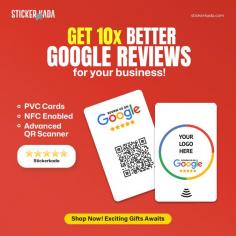 Enhance your business and collect positive reviews with our innovative NFC and QR Code Google Review Stand. Its compact design effectively guides customers to leave feedback. Stay ahead of the competition with this transformative solution.