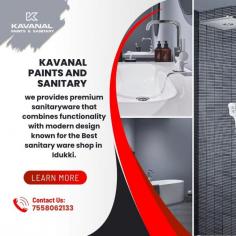 For the best sanitary shop in Idukki, Kavanal Paints and Sanitary is here to offer you the best sanitary products, hardware, and paints to fulfill all your interior needs. Discover quality, variety, and affordable prices with us today.click the link to learn more.
https://g.co/kgs/E36CJNK