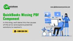 Encountering the QuickBooks PDF component missing issue? This guide covers quick solutions to restore PDF functionality, helping you save, email, and print documents seamlessly.