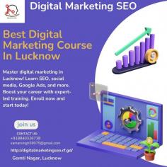 Discover the Best Digital Marketing Course in Lucknow! Master SEO, social media, and PPC strategies to boost your career. Enroll today for expert training!