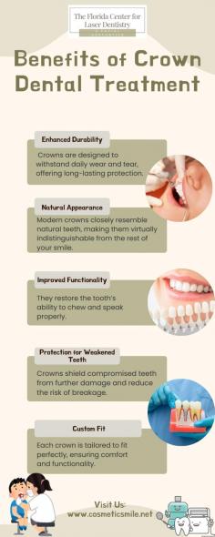 One popular solution to restore the health and aesthetics of compromised teeth is crown dental treatment. This restorative procedure has been instrumental in helping individuals maintain proper oral function and improve the appearance of their smiles.

Source: https://blogsgod.com/crown-dental-treatment
