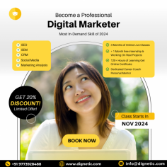 Unlock the power of digital marketing with the best course in Vaishali, Ghaziabad! Our comprehensive digital marketing program covers everything from SEO, social media marketing, and PPC to content marketing, email campaigns, and analytics. Perfect for beginners and professionals alike, this course offers hands-on training and expert guidance to help you master modern digital marketing strategies. Get practical insights, boost your skills, and open doors to career growth in the digital world. Join us to become a certified digital marketing expert and give your career the boost it deserves!
https://dignetic.com/best-digital-marketing-course-in-vaishali-ghaziabad/
