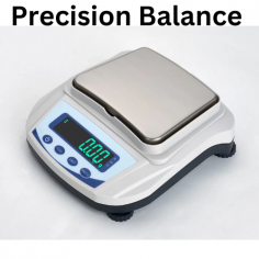 Ezilab Precision Balance ensures accurate measurements with a 0 to 500 g capacity and 0.01 g readability. It stabilizes in 1.5 seconds, features a 168 x 126 mm pan, operates in 15 to 35 °C, and includes shock absorption, auto shut-off, and multiple units for portability.