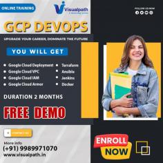 Visualpath is a global online institution that provides GCP DevOps Certification Training by Industry experts. Master the fundamentals of DevOps on Google Cloud Platform and learn how to Automate, Manage, and Optimize Cloud Environments Efficiently With GCP's Powerful Tools. boosting your career credentials. To arrange a Free Demo, Call at +91-9989971070.
Visit  Blog: https://visualpathblogs.com/
WhatsApp: https://www.whatsapp.com/catalog/919989971070
Visit: https://www.visualpath.in/online-gcp-devops-certification-training.html


