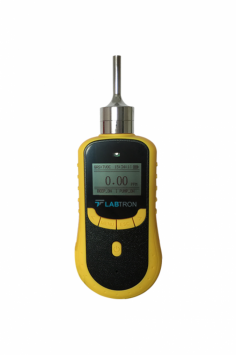 Labtron Portable H2S gas detector provides fast, accurate detection of H2S levels up to 5000 ppm. Equipped with a high-speed internal pump, it ensures quick response and precision. Features include 10 suction levels, USB data transfer, and the ability to download and print records.