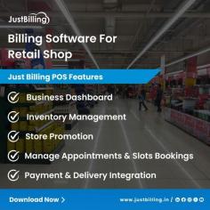 For retail shops, efficient billing software for retail is crucial for maintaining accurate transactions and inventory management. This POS software simplifies the checkout process, allowing staff to quickly scan items, apply discounts, and process payments. With features like real-time inventory tracking and detailed sales reporting, retail billing software helps shop owners make informed decisions and improve overall operations.
When it comes to Just Billing POS, retailers gain access to an all-in-one billing software solution specifically designed for their needs. This POS software streamlines sales operations, provides strong inventory management, and provides detailed analytics to help businesses thrive. By integrating Just Billing POS into their operations, retail shops can ensure efficient billing and elevate the customer shopping experience.
For More Information Visit the Link: https://justbilling.in/retail-billing-software/
Download App: https://play.google.com/store/apps/details?id=cloud.effiasoft.justbillingstd
