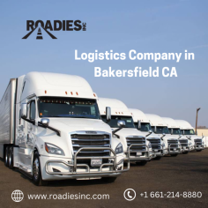 Looking for reliable Logistics Company in Bakersfield, CA? Roadies Inc provides efficient, secure Logistics Services tailored to meet your business needs. With a dedicated fleet, expert drivers, and top-tier customer service, we ensure your cargo arrives safely and on time, whether it's local or long-distance. Trust us for comprehensive shipping solutions that keep your supply chain running smoothly. Contact us to learn more.