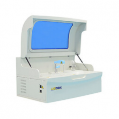 Labdex Automatic Biochemistry Analyzer performs up to 280 tests per hour with precise 37±0.2 °C temperature control and features 49 sample and 56 reagent ent positions. an anti-collision Teflon-coated probe, a 5-step washing system, and an intuitive touch-screen for reliable lab results.