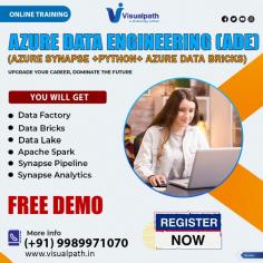 Advance your skills with Visualpath’s Azure Data Engineer Online Training. Expert-led training for real-world application. Enroll now for comprehensive Azure Data Engineer Course Online and career growth. We provide Online Training Courses study materials, interview questions, and real-time projects to help students gain practical skills.  Key points: Azure Data Factory (ADF), Azure Data bricks, Azure Synapse Analytics, Azure SQL Database, Azure Cosmos DB, Azure Blob Storage, Azure Data Lake, SQL, Power BI WhatsApp: https://www.whatsapp.com/catalog/919989971070/ Blog link: https://visualpathblogs.com/ Visit us: https://www.visualpath.in/online-azure-data-engineer-course.html