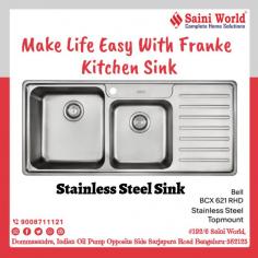 Make life easy with Franke Kitchen Sink...

