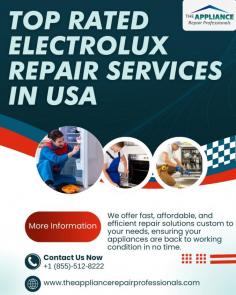 You can trust appliance repairmen if you are looking for top-rated Electrolux repair service in the USA. Our team of specialists will be available when you contact The Appliance Repair Professionals for your Electrolux repair demands. Our highly qualified technicians can quickly restore your equipment to working condition by identifying and repairing various Electrolux appliances. For reliable and efficient repair, contact us to avoid having your routine interrupted by a broken appliance.

For more information visit our website  - https://theappliancerepairprofessionals.com/directory/brands/detail/electrolux-repair-near-me