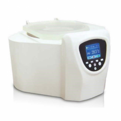 LabExpo Vacuum Concentrator Centrifuge features a microprocessor-controlled LCD touch panel, operates at 1350 rpm, and has a temperature range from ambient to 55 °C. With a 1.5 ml × 62 rotor capacity, it efficiently evaporates solvents using centrifugal force, making it ideal for various laboratory applications.