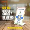 Enhance your business and collect positive reviews with our innovative NFC and QR Code Google Review Stand. Its compact design effectively guides customers to leave feedback. Stay ahead of the competition with this transformative solution.