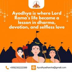  Perfect for a one day trip to Ayodhya, our Ayodhya package includes visits to iconic sites like Ram Janmabhoomi, Hanuman Garhi, and more.
https://ayodhyadharshan.com/