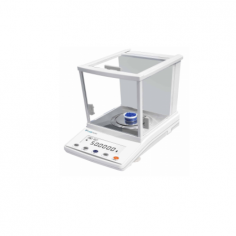 Labtron LINB Internal Calibration Analytical Balance offers high-speed, precise weighing with a 100g capacity and 0.0004g accuracy. Features include a magnetic sensor, sliding glass windscreen, RS-232/RS485 interfaces, a five-button panel, and printer compatibility.