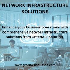 Greenwill Solution delivers reliable network infrastructure solutions, ensuring seamless connectivity and robust IT performance. Their services include designing, implementing, and optimizing networks to meet business needs, offering scalable, secure, and high-performance solutions for a strong foundation to support growth and innovation.