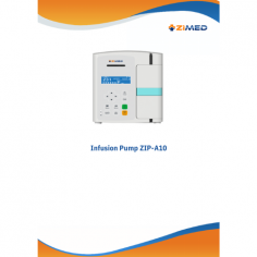 
Zimed Infusion Pump delivers fluids to a patient’s circulatory system with precision. It features a peristaltic pump for accurate flow, an LCD monochrome display to monitor 
parameters  ,and an alarm system for alerts in case of parameter failure, ensuring safety and reliability.