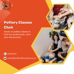 Enroll in pottery classes Chch at RuffShuffler Ceramics

Dive into the world of clay with our pottery classes in Chch. RuffShuffler Ceramics offers expert instruction and a supportive environment to develop your craft.