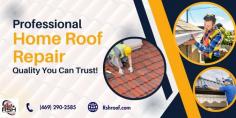 Need expert home roof repair? RSH Commercial Roofing Experts provide reliable, top-tier solutions to restore your roof's integrity. Our professional team delivers lasting results with exceptional craftsmanship and attention to detail. Trust us to keep your home safe and secure. Contact us at (469) 290-2585 or Visit - https://rshroof.com/roof-repair-services