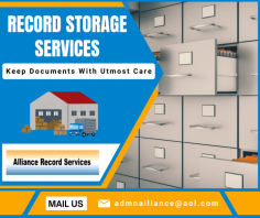 Secure Storage for Important Records

Our record management solutions provide safe and efficient methods for handling valuable documents. We offer physical and digital options with easy access, quick retrieval, and guaranteed file confidentiality. Send us an email at admnalliance@aol.com for more details.
