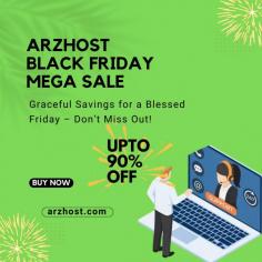 ARZHOST Black Friday Mega Sale – Up to 90% Off Hosting Plans!