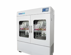 Advalab Shaking Incubator features a 170L corrosion-resistant stainless steel chamber, precise temperature control and a speed range of 40-300 rpm. It includes a digital controller, a CO2 pressure valve, and is low-maintenance with high reliability.
