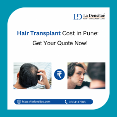 Hair transplant procedures have gained significant popularity in recent years as an effective solution for hair loss. Whether due to genetics, aging, or other factors, many individuals are opting for hair restoration treatments. As a result, the demand for hair transplant services has surged across India, including in cities like Pune, Thane, and Navi Mumbai. However, one of the most important considerations for anyone seeking a hair transplant is the cost. In this blog, we will delve into the average hair transplant cost in Pune and how it compares to neighboring regions like Thane and Navi Mumbai. We will also discuss factors that influence pricing and where to find the best hair transplant in Pune cost. La Densitae, a leading name in hair restoration, will also be highlighted for its exceptional services.

https://ladensita.blogspot.com/2024/12/whats-average-hair-transplant-cost-in.html