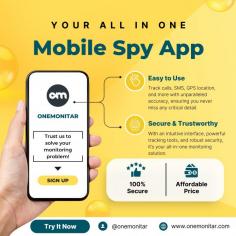 ONEMONITAR is a trusted name in mobile monitoring. With its secure and discreet tracking features, you can monitor any device confidently and legally.