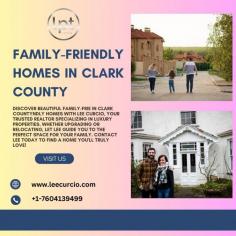 Discover beautiful family-frie in Clark Countyndly homes with Lee Curcio, your trusted realtor specializing in luxury properties. Whether upgrading or relocating, let Lee guide you to the perfect space for your family. Contact Lee today to find a home you'll truly love!
