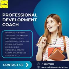 Discover your teaching career with a professional development coach at Training Source One. We are offering customized sessions on your professional growth, teaching strategies, and leadership skills to improve your impact on the early childhood education program. Visit our website and explore with us.