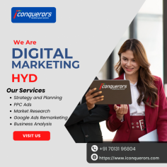 Digital Marketing Hyd refers to digital marketing services, agencies, and strategies tailored for businesses in Hyderabad. These services include SEO, social media marketing, PPC, content marketing, and more. Digital marketing in Hyderabad helps local businesses enhance their online presence, attract targeted audiences, and boost ROI through effective campaigns.