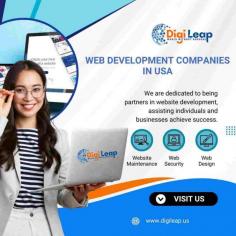 Digileap stands out among web development companies in the USA, offering innovative solutions that combine cutting-edge technology with user-centric design. We specialize in creating responsive, high-performance websites that cater to the specific needs of businesses, ensuring a strong digital presence and enhanced user engagement.