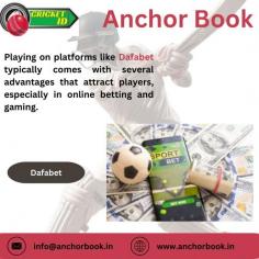 Partnering with the best! Anchor Book proudly collaborates with Dafabet to bring you an unparalleled online betting experience. Get your secure betting ID today and enjoy seamless gaming!