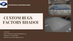 At Custom Rugs Factory, every rug tells a story of dedication, tradition, and innovation. Our commitment to quality, customization, and customer satisfaction ensures that every product exceeds expectations. Partner with us to transform your vision into timeless pieces of art.

Contact Us
Email: info@customrugsfactory@gmail.com
WhatsApp: +91-9628379088
Website: www.customrugsfactory.com