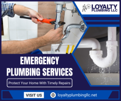 24/7 Emergency Plumbing Repair Experts

Our technicians are fully trained and equipped to handle emergency plumbing issues. We will respond quickly to your request and resolve your plumbing problems. Send us an email at info@loyaltyplumbingllc.com for more details.
