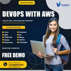 Visualpath provides DevOps Training in Ameerpet. They are conducted DevOps Certification Course by real-time experts for hands-on learning. Our DevOps Training in Hyderabad is available and provided to individuals globally in the USA, UK, Canada, Dubai, and Australia. Contact us at +91-9989971070 Course Covered: Jenkins, Docker, Kubernetes, AWS, Azure, GCP, Terraform, Ansible, GitLab CI, Prometheus, ELK Stack.	 WhatsApp: https://www.whatsapp.com/catalog/919989971070/ Visit https://www.visualpath.in/online-aws-devops-training.html Visit Blog: https://visualpathblogs.com/ 