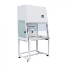 Lab expo PCR Cabinet ensures a safe and well-lit workspace with a sliding glass window and UV protection. It features a washable pre-filter, HEPA filtration for clean air, and adjustable airflow. The UV timer and safety controls ensure user protection, making it ideal for contamination-free experimental setups.