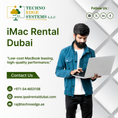 Techno Edge Systems L.L.C Rentals has a large inventory of the iMac Rentals in Dubai latest  perfect for event POS & ticketing, trainings, and office use. contact today at +971-54-4653108 for a quote.
Visit us: https://www.ipadrentaldubai.com/
