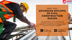 Master the art of civil construction design with AHMI’s Advanced Diploma. Learn to lead complex projects from concept to completion, using advanced design software and techniques. Start your journey to becoming a civil construction leader now!
Call us at - +61 2 9687 3323, +61 402 997 378
Or visit - www.ahmi.edu.au