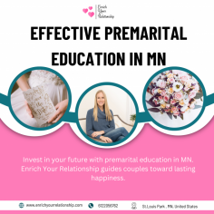 Looking for effective premarital education in MN? Enrich Your Relationship offers expert guidance to help couples build a strong foundation for a lasting marriage. To prepare couples for marriage, our premarital education services emphasize communication, conflict resolution, and financial planning. With a faith-based approach and customized sessions, Enrich Your Relationship equips couples with the tools they need to thrive together. Make your marriage stronger and more fulfilling today!