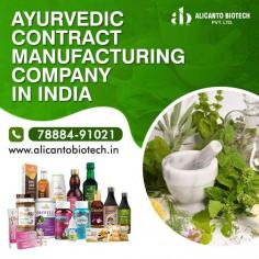 https://www.alicantobiotech.in/ayurvedic-contract-manufacturing-company-in-india/
Alicanto Biotech is a leading Ayurvedic contract manufacturing company in India, specializing in high-quality herbal and Ayurvedic products. With state-of-the-art facilities and GMP-certified processes, we offer customized solutions for third-party manufacturing.